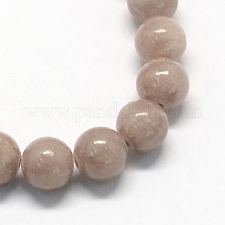 Natural Dyed Yellow Jade Gemstone Bead Strands&nbsp;X-G-R271-10mm-YXS06