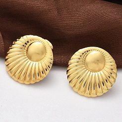 304 Stainless Steel Stud Earrings&nbsp;EJEW-U047-32G