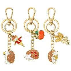 Hedgehog Alloy Enamel Keychain&nbsp;KEYC-YW00070-01