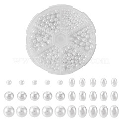 410Pcs 6 Styles Glass Pearl Beads&nbsp;HY-TA0003-04A