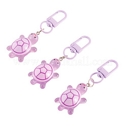 3Pcs Resin Tortoise Pendant Keychains&nbsp;KEYC-TA0004-66A