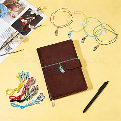 16Pcs 4 Colors Polyester Notebook Elastic Ropes&nbsp;HJEW-OC00387