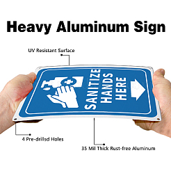 UV Protected & Waterproof Aluminum Warning Signs&nbsp;AJEW-WH0111-L01