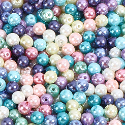500Pcs Eco-Friendly Dyed Glass Pearl Round Beads&nbsp;HY-PA0001-04