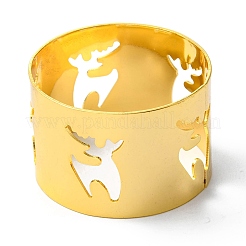 Christmas Iron & Alloy Napkin Rings&nbsp;XMAS-K001-02D