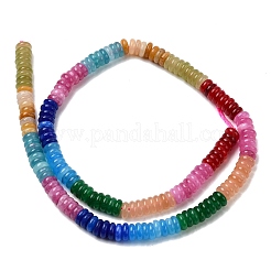 Dyed Natural White Jade Beads Strands&nbsp;X-G-H333-02B