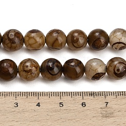 Tibetan Style dZi Beads Strands&nbsp;GG-CBA4812-B10-10MM