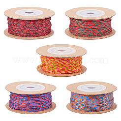 5 Rolls 5 Colors 20M 18-Ply Cotton Twisted Cord&nbsp;OCOR-TA0003-64B