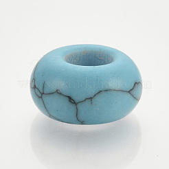 Synthetic Gemstone European Beads&nbsp;SPDL-R001-01A