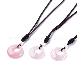 Natural & Synthetic Gemstone Pendant Necklaces&nbsp;NJEW-E149