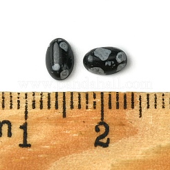 Synthetic Snowflake Obsidian Cabochons&nbsp;G-A094-01A-35