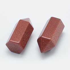 Synthetic Goldstone Pointed Beads&nbsp;G-G760-K04