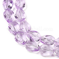 Transparent Glass Beads Strands&nbsp;GLAA-H038-03D