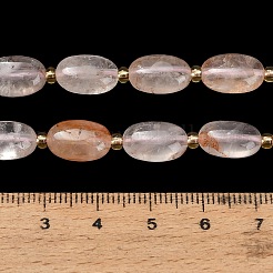 Natural Hematoid Quartz/Ferruginous Quartz Beads Strands&nbsp;GG-CBA5B6F-D02-01