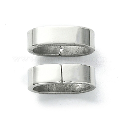 Non-Tarnish 201 Stainless Steel Slide Charms/Slider Beads&nbsp;STAS-C016-06P-1
