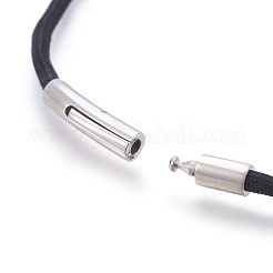 Nylon Cord Necklace Making&nbsp;MAK-E665-15-3mm