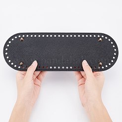 PU Leather Oval Bottom&nbsp;FIND-WH0066-96B