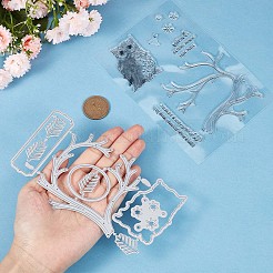 1 Sheet Silicone Clear Stamps&nbsp;DIY-GF0007-03