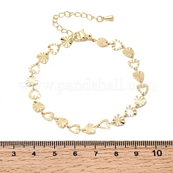 Brass Link Bracelest for Women&nbsp;BJEW-K298-05G