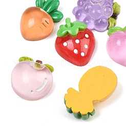 Opaque & Transparent Resin Imitation Food Cabochons&nbsp;RE-CBAA0C5-01