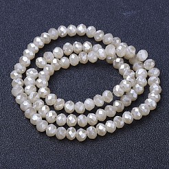 Electroplate Glass Beads Strands&nbsp;EGLA-A034-J2mm-Y03