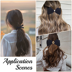 6 Styles Iron & Polyester Alligator Hair Clips for Girls&nbsp;PHAR-SP0001-20
