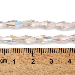 Transparent Electroplate Glass Beads&nbsp;X1-GLAA-K064-05A-AB02