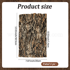 Wood Tree Rind Decoration&nbsp;AJEW-WH20064-07B
