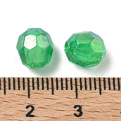 Eco-Friendly Transparent Acrylic Beads&nbsp;TACR-PL642-8mm-18