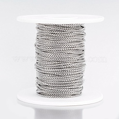 Tarnish Resistant 304 Stainless Steel Venetian Chains/Box Chains&nbsp;CHS-H016-02P-10M
