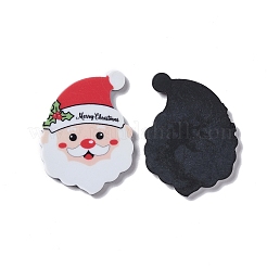 Christmas Style Printed Acrylic Cabochons&nbsp;MACR-O045-01A