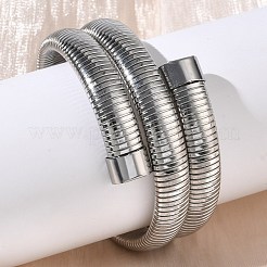304 Stainless Steel Snake Chain Bangles&nbsp;BJEW-F522-01P