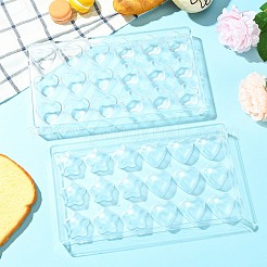 1 Set 2 Pcs PS Plastic Heart Shaped and Star Shaped Double Piece Chocolate Mold&nbsp;ST-CJ0007-97