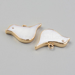 Electroplate Natural Freshwater Shell Pendants&nbsp;SHEL-T017-05