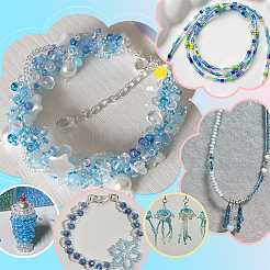 4200Pcs 7 Styles Glass Seed Beads&nbsp;SEED-PH0002-54