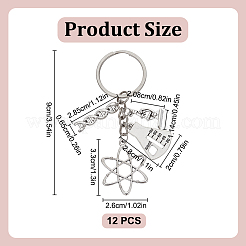 12Pcs Alloy Keychains&nbsp;KEYC-DR00009