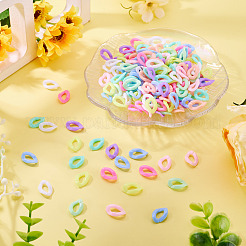 700Pcs Opaque Acrylic Linking Rings&nbsp;MACR-TA0002-86