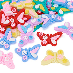 30Pcs 6 Colors Plastic Cabochons&nbsp;KY-TA0001-30