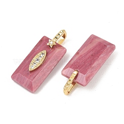 Natural Rhodonite Faceted Pendants&nbsp;GG-CBA4154-06G-06