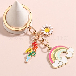 Zinc Alloy Enamel Keychain&nbsp;PW-WG66709-02