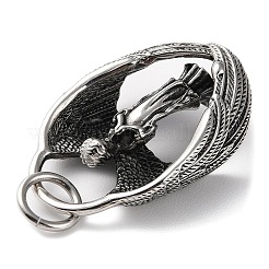 Ion Plating(IP) 304 Stainless Steel Pendants&nbsp;STAS-D067-05AS