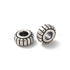 925 Sterling Silver Corrugated Beads&nbsp;STER-P053-09B-AS