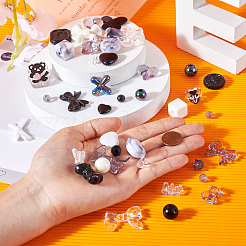 Opaque & Transparent Acrylic Beads&nbsp;MACR-TA0001-48