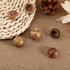Wood Apple Box Jewelry Pendants&nbsp;WOOD-WH0027-64A