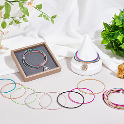 80Pcs 8 Colors Spring Bracelets&nbsp;TWIR-PH0001-12