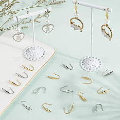 80Pcs 4 Styles 304 & 316 Stainless Steel Earring Hooks&nbsp;STAS-SC0009-21