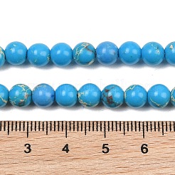 Natural Imperial Jasper Bead Strands&nbsp;G-P260-01-6mm