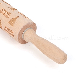 Christmas Tree Wooden Rolling Pins&nbsp;DIY-E034-10A