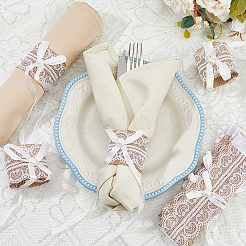 Lace Napkin Ring Buckle&nbsp;AJEW-WH0258-900