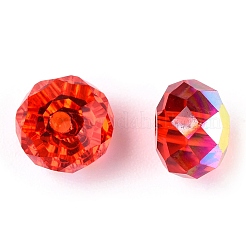 Faceted Transparent Glass Beads&nbsp;GLAA-E047-01B